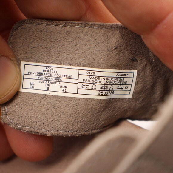 Merrel Roam Women's 10 Buckle Ankle Strap Gray Brown Leather Sandals - Picture 3 of 9